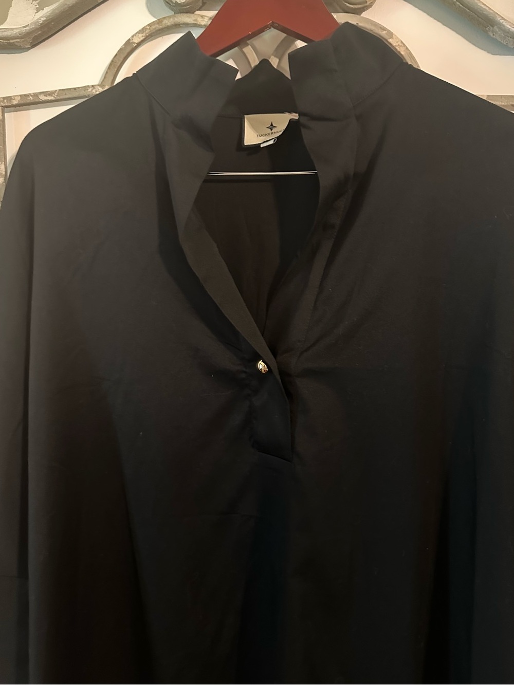 Tuckernuck Black Willow Blouse Size Large - Picture 5 of 9